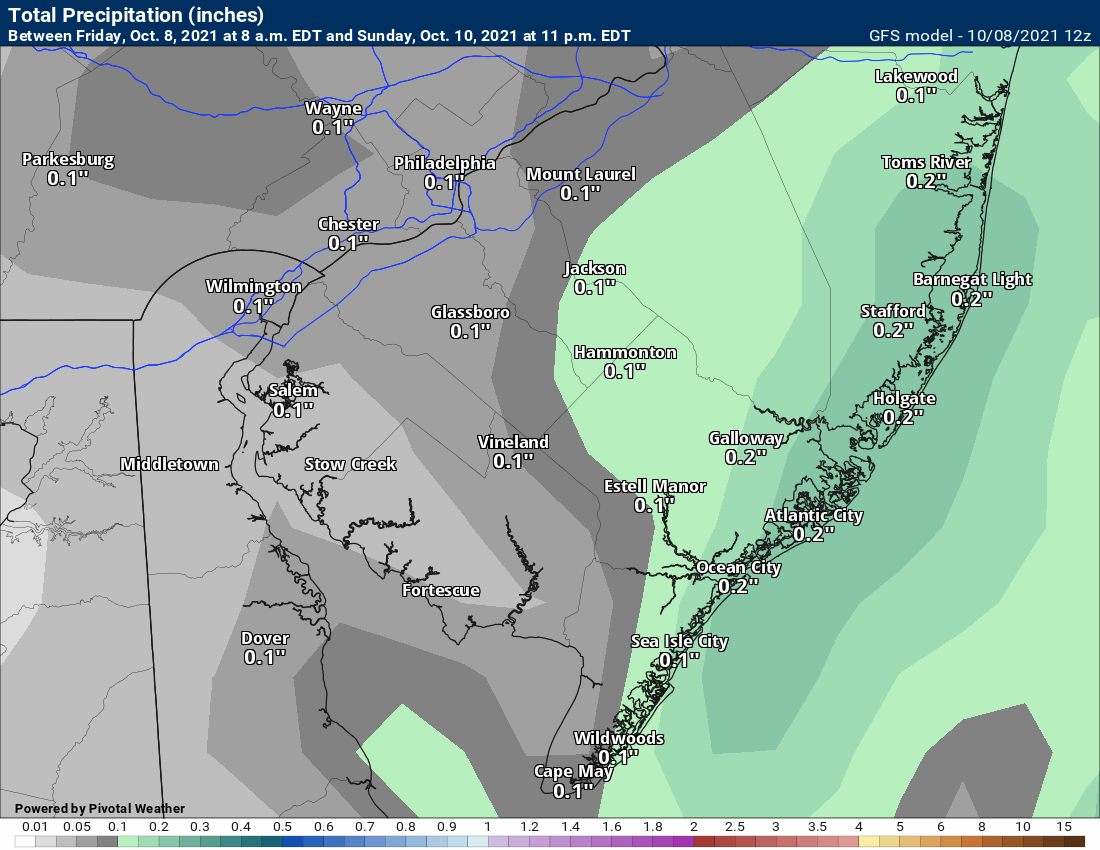 Forecasted Rainfall